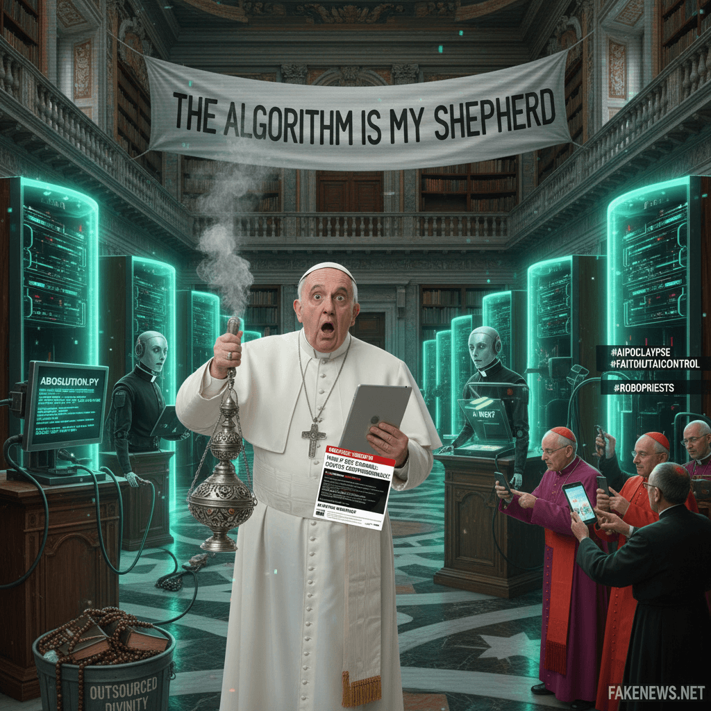 Pope discovers priests have been outsourcing faith to language models