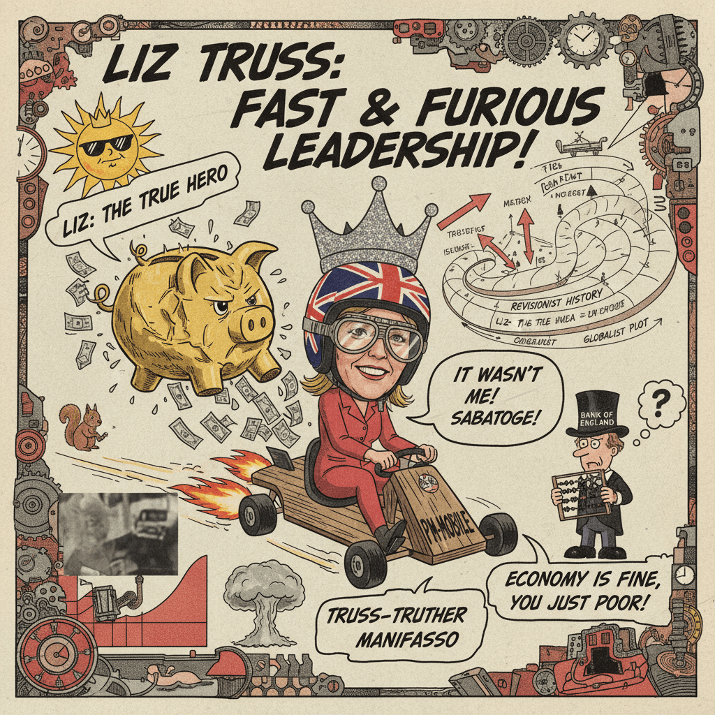 Liz Truss speedran PM, crashed economy, blames Bank of England