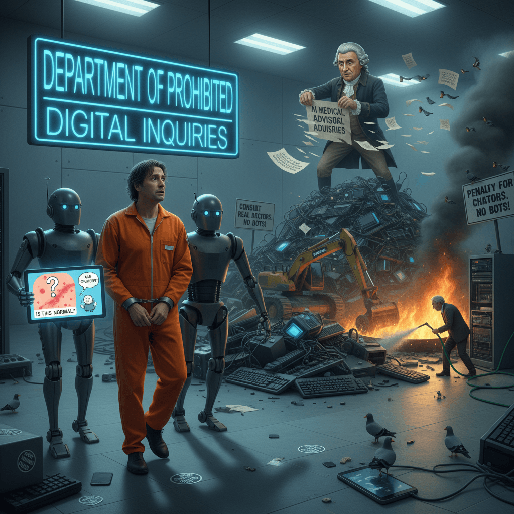 Senator accidentally criminalizes asking ChatGPT if your rash is normal