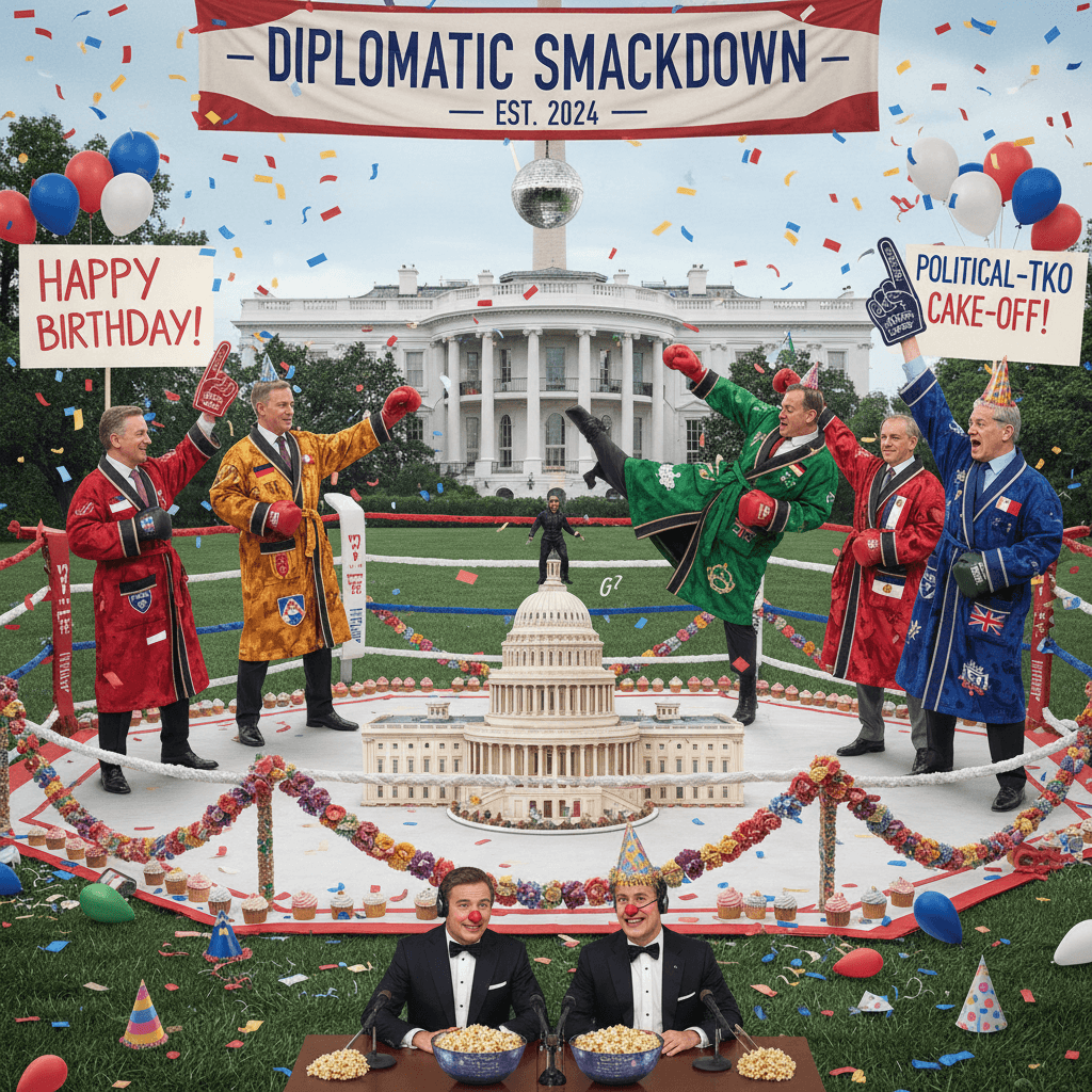 G7 moved for White House UFC night lmao