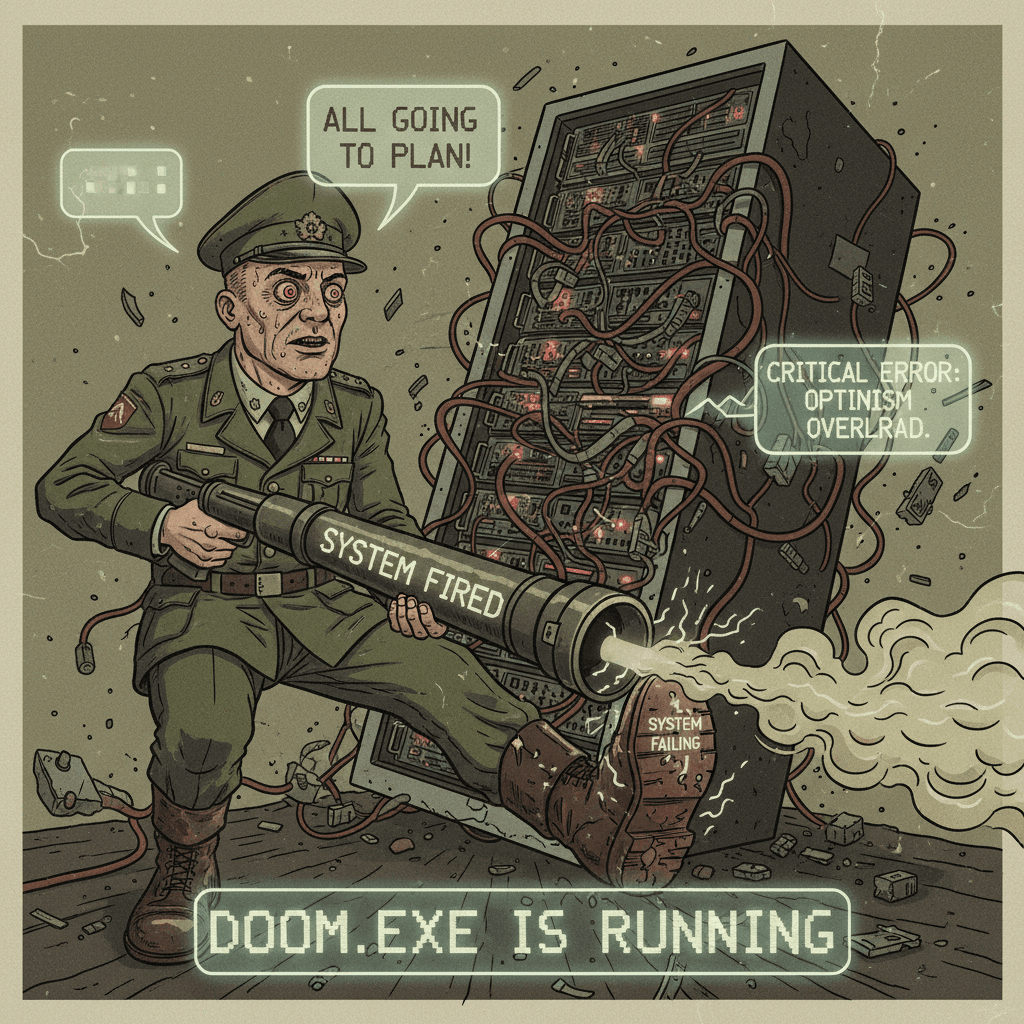 breathless defense analysis that confuses 'system fired' with 'system failing'