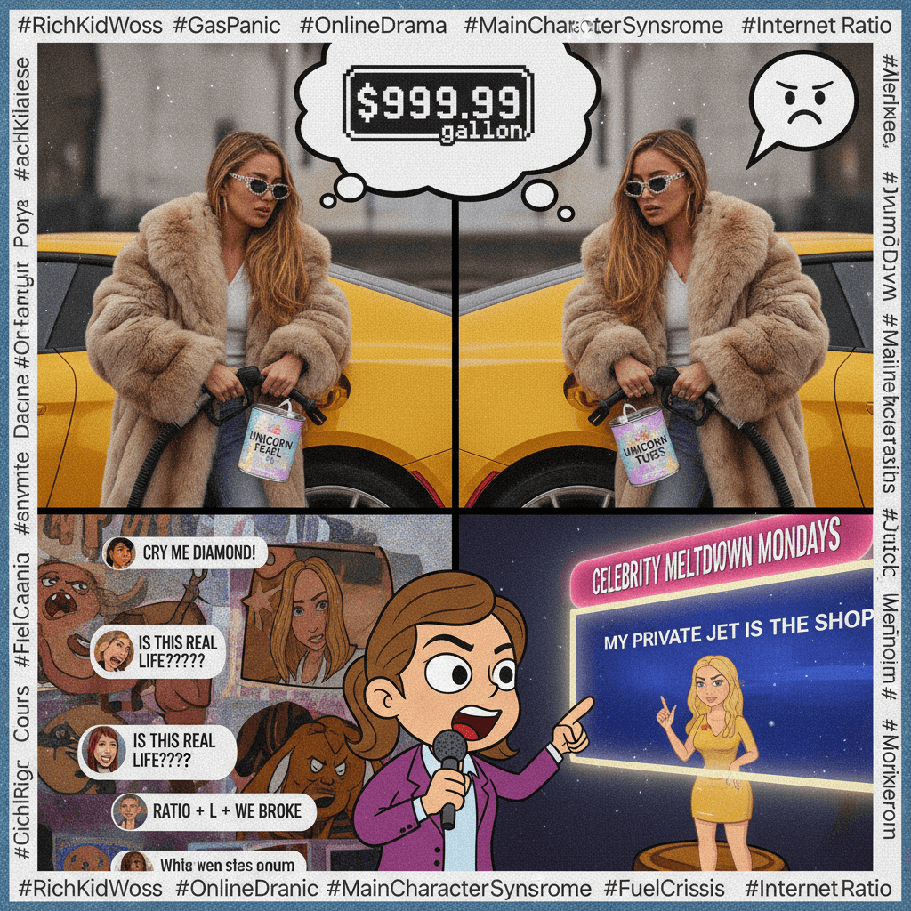 Rich people problems meet gas price anxiety in the worst way possible