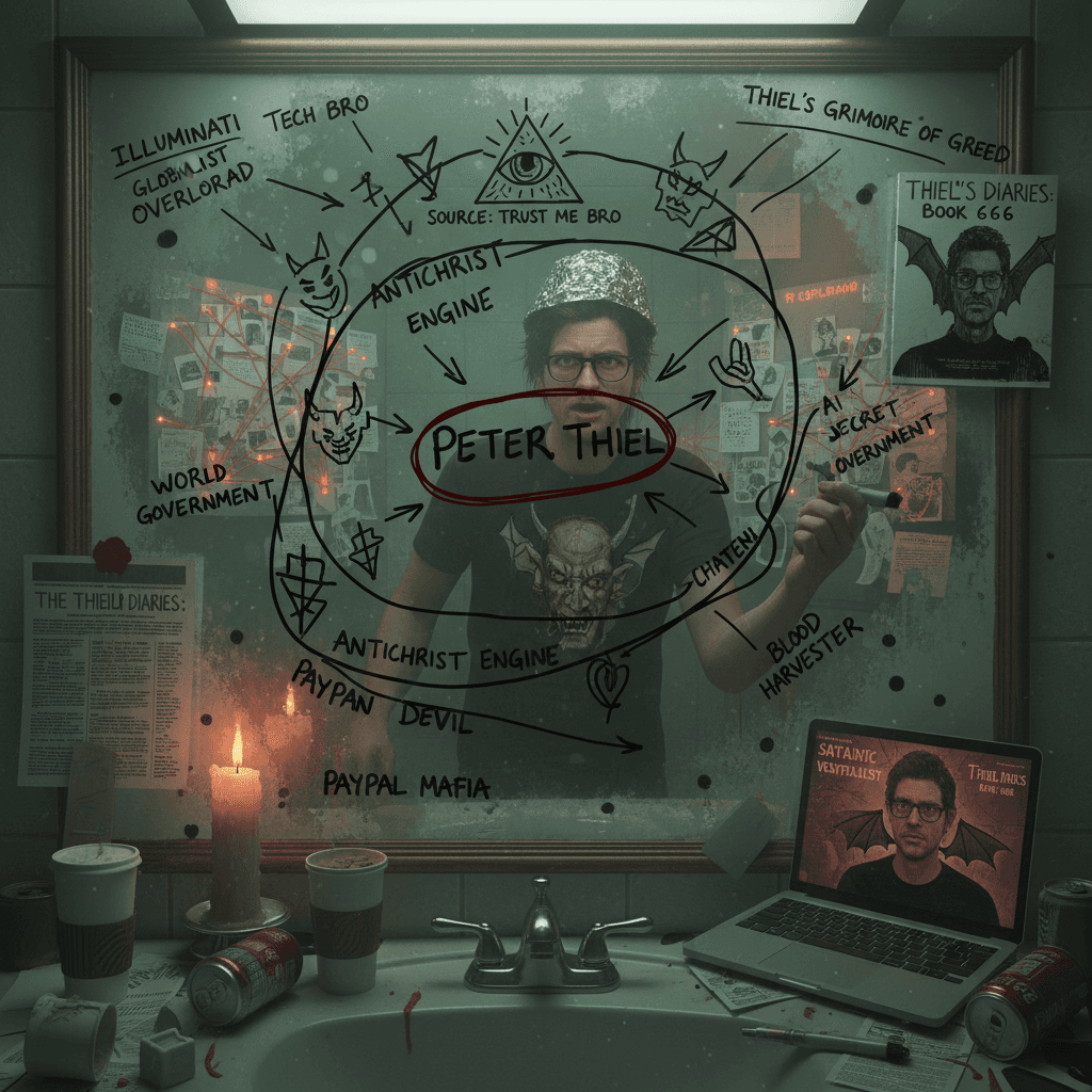 peter thiel is literally the antichrist (source: trust me bro)