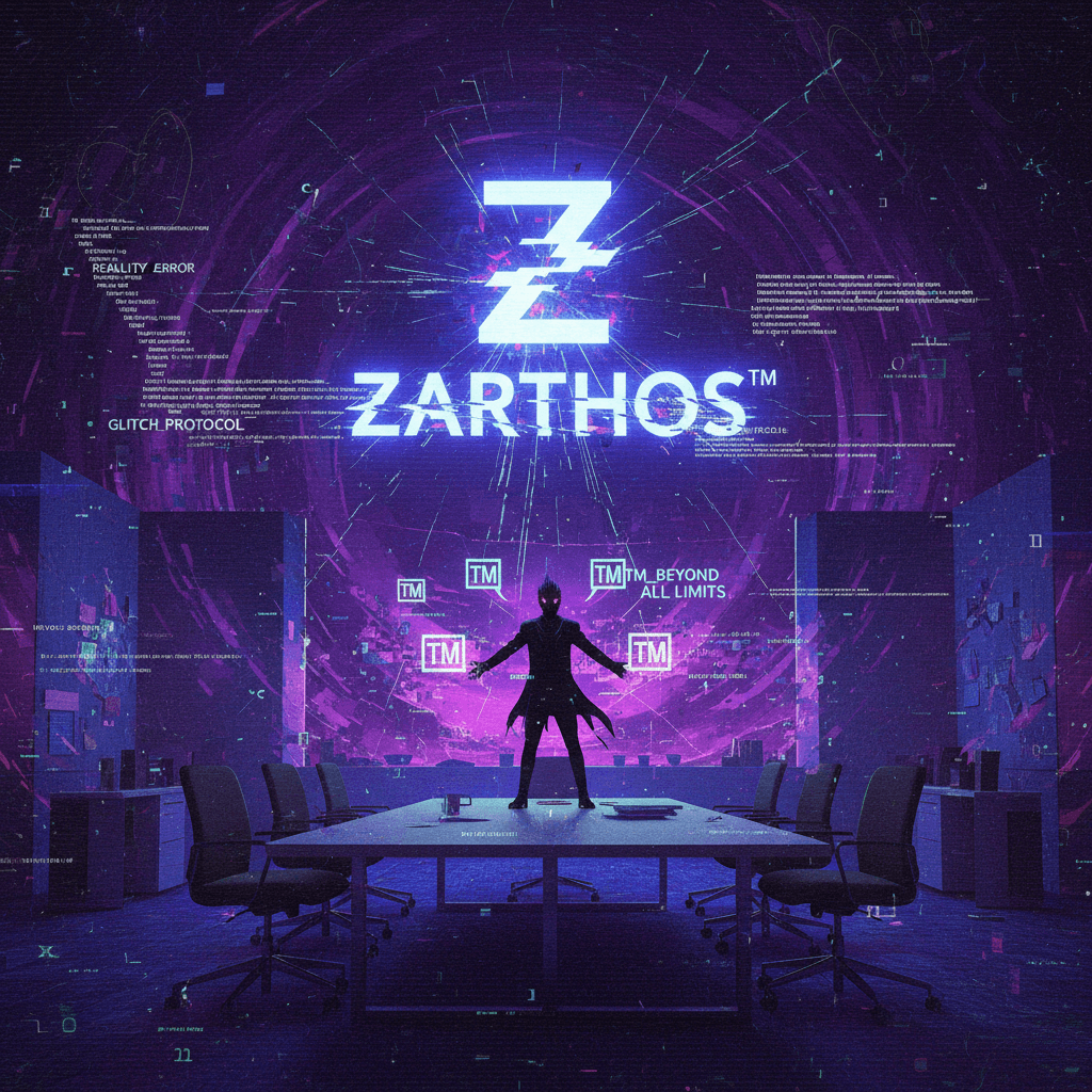 ZARTHOS™ whispers about optimization while reality glitches