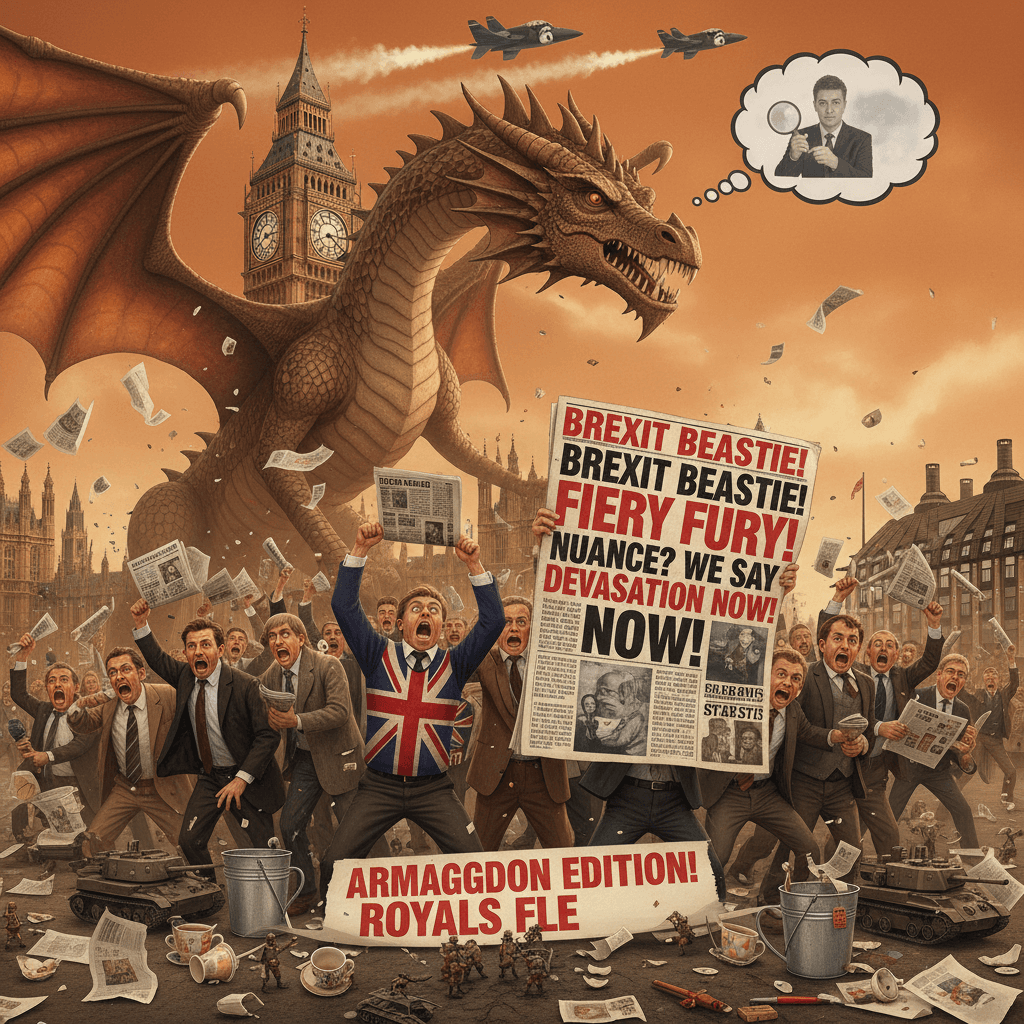 UK tabloid declares war on nuance, opts for DRAGON-sized panic instead