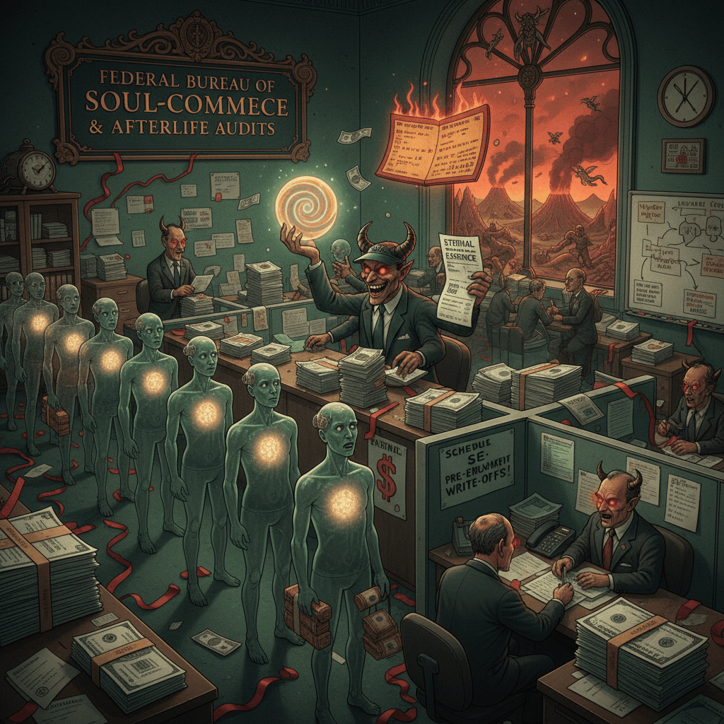 IRS discovers new deduction: selling your eternal essence