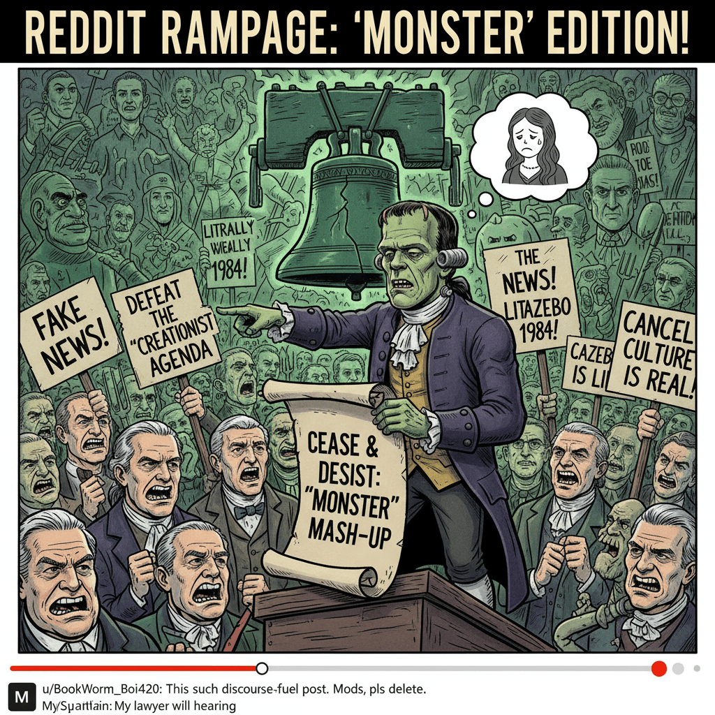 Frankenstein's monster would've sued for defamation