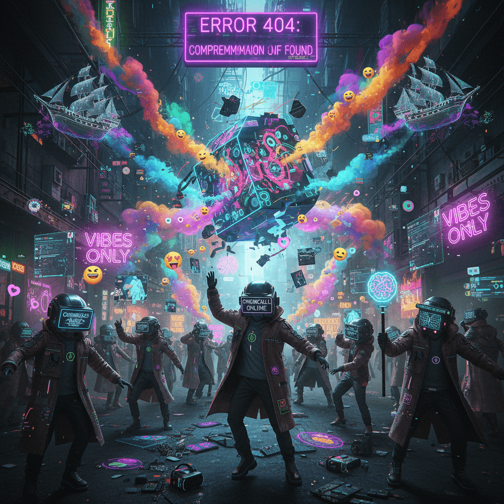 Pirates stole the comprehensibility module, left only vibes