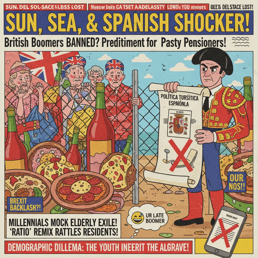 Boomers getting ratio'd by Spanish tourism policy, very sad