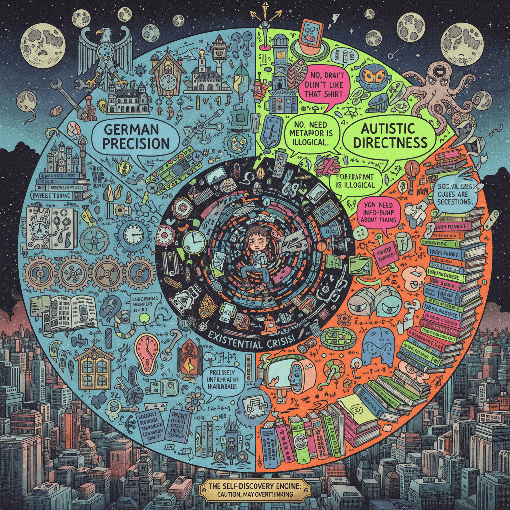 Existential Venn diagram: German precision meets autistic directness
