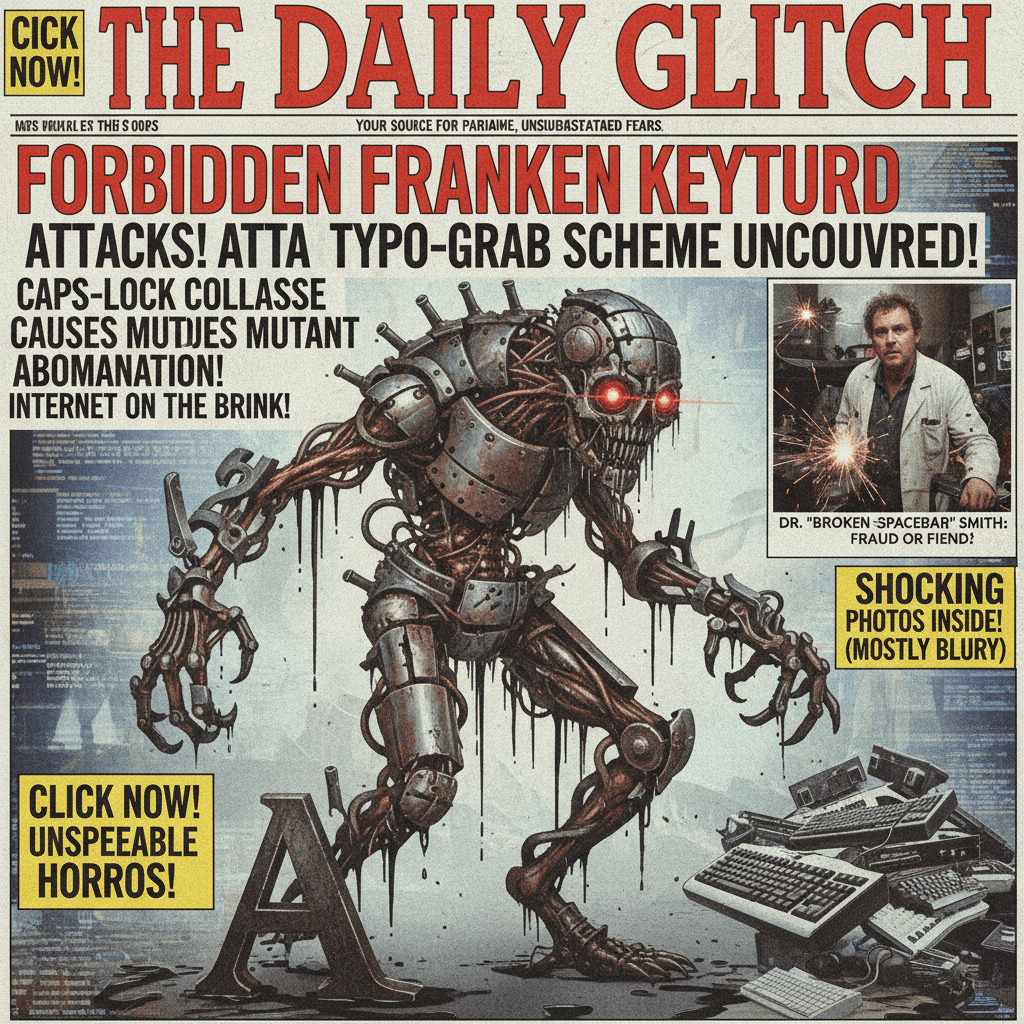 FLESH-METAL MONSTROSITY!! (but mostly just broken caps and typos)