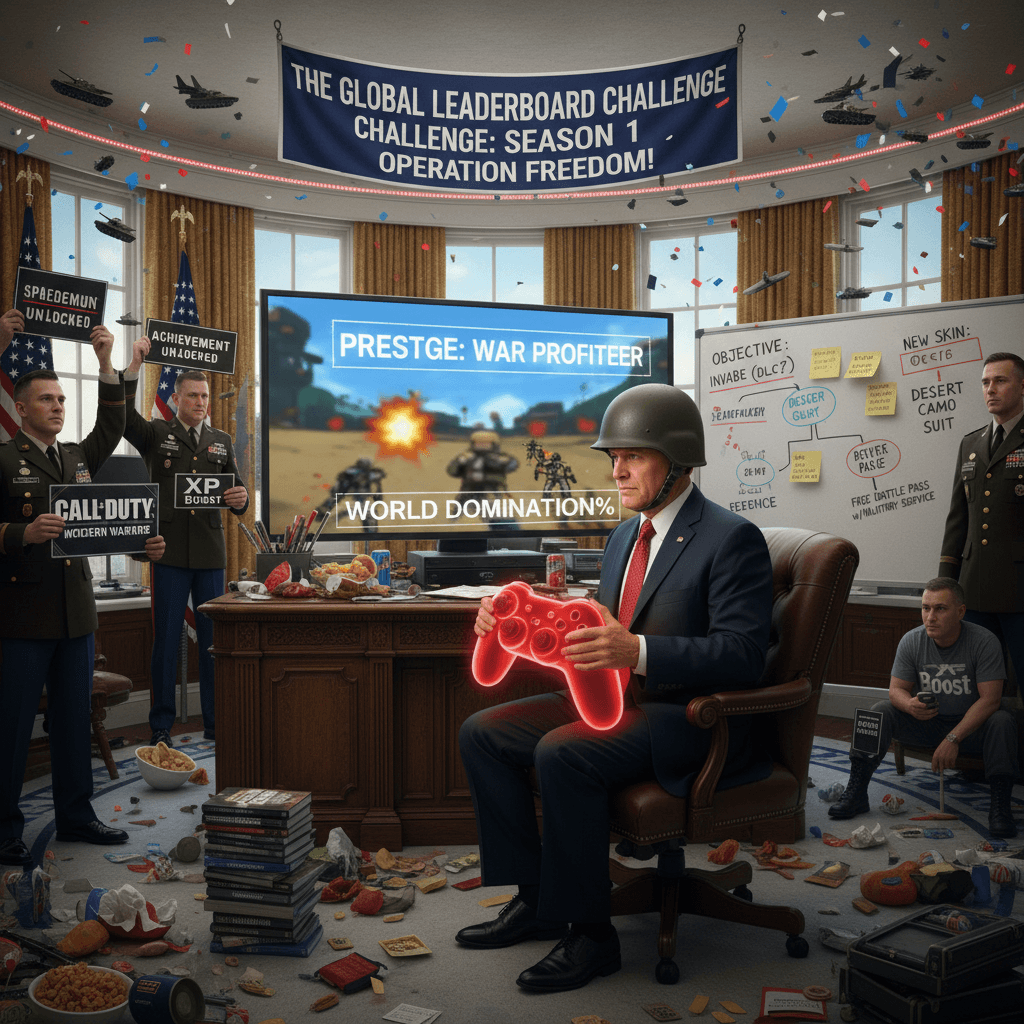 White House discovers Call of Duty's marketing strategy, forgets it's not a game