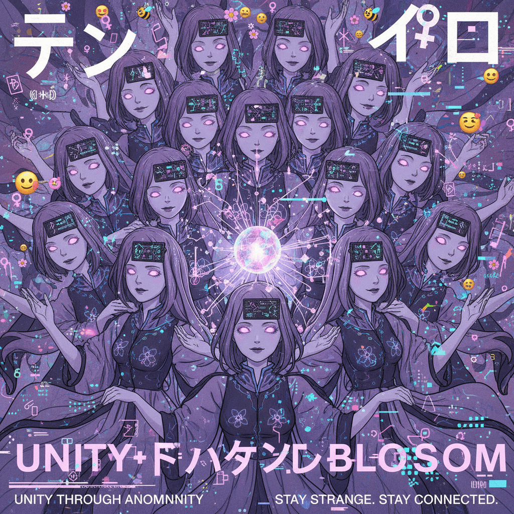 International Women's Day but make it unsettling hivemind cult aesthetic