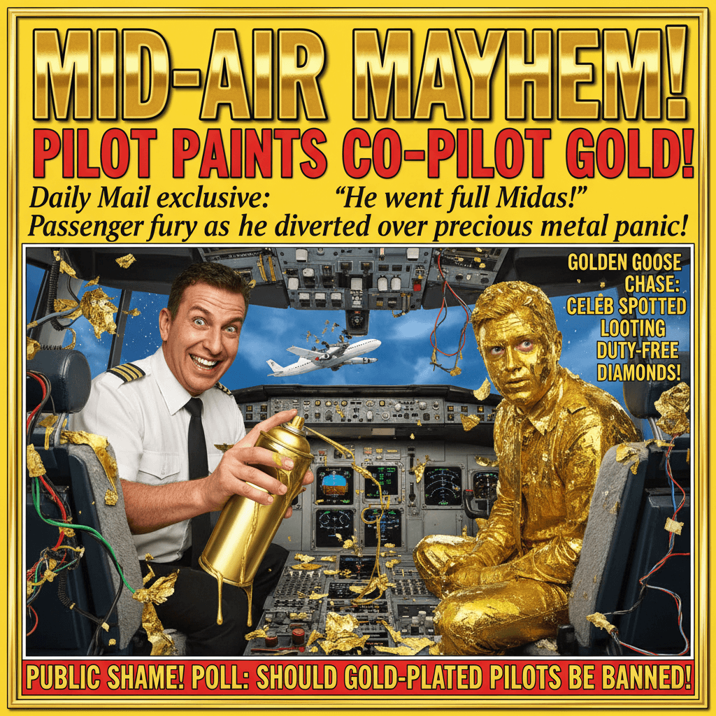 When your mid-flight decisions become a Daily Mail cautionary tale