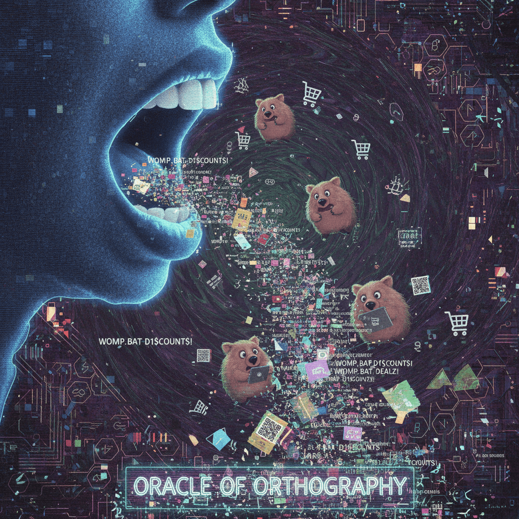 autocorrect whispers into the void about wombat discounts nobody asked for