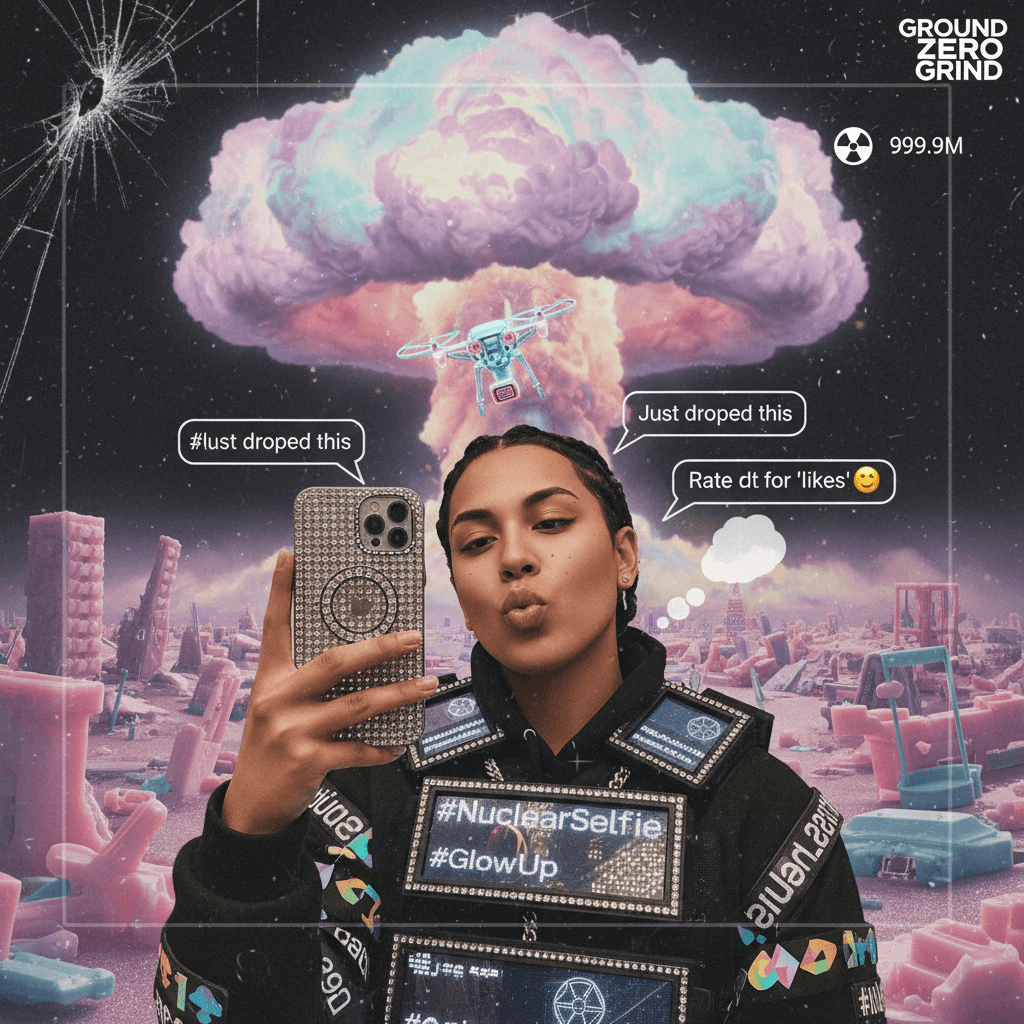 Narcissus nukes the world, documents it for clout