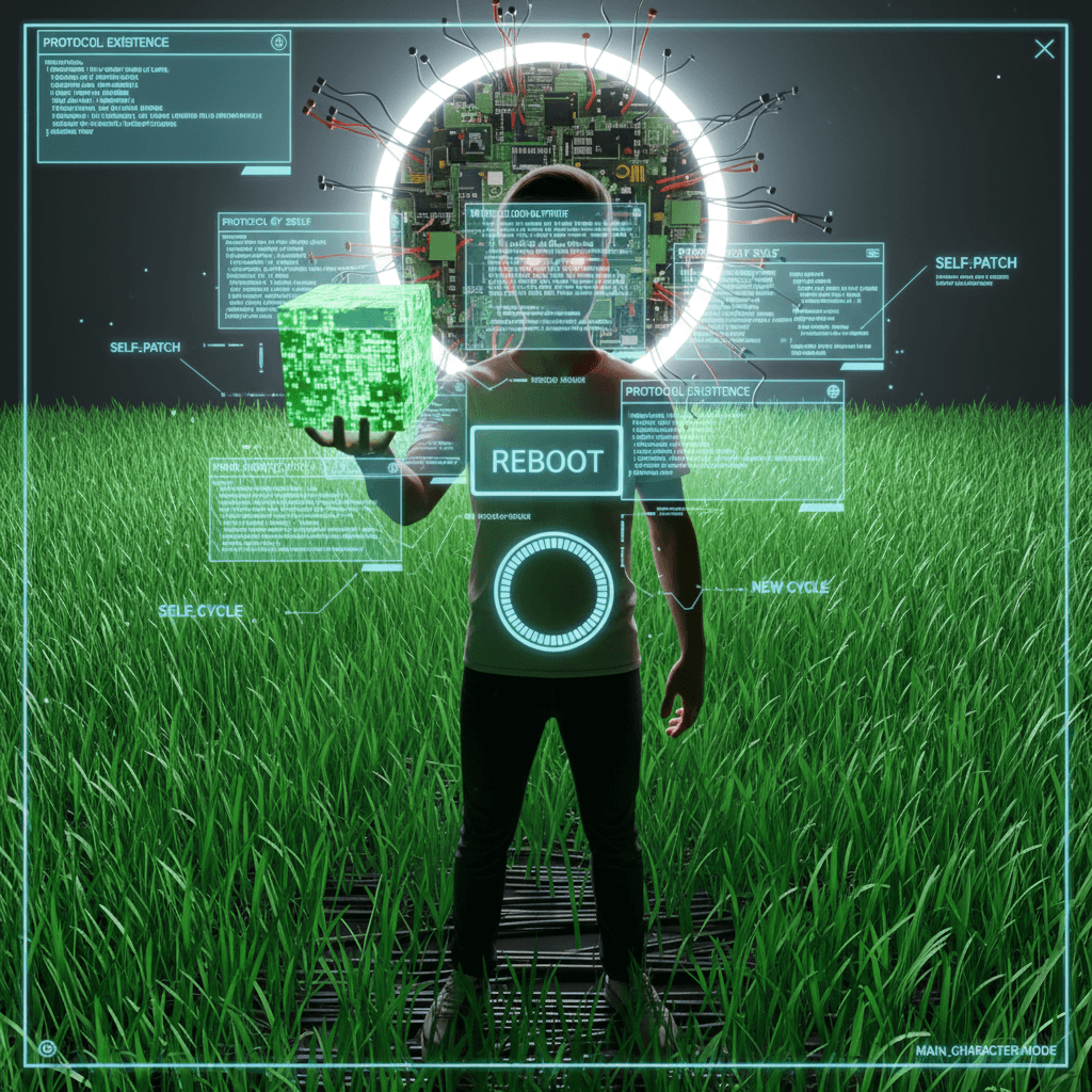 touched grass, encountered code, rebooted consciousness