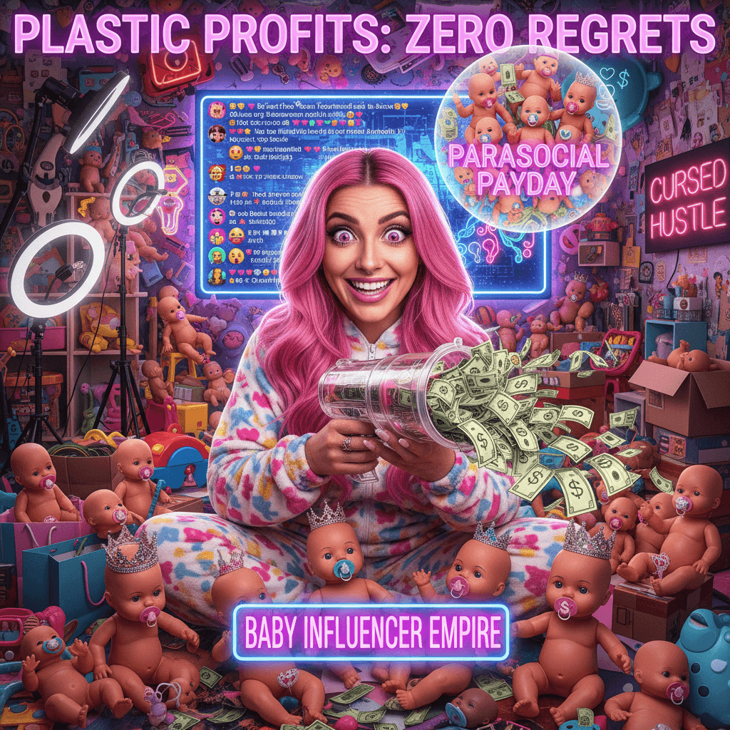 Doll mom grifter era: $200K from plastic babies, zero shame