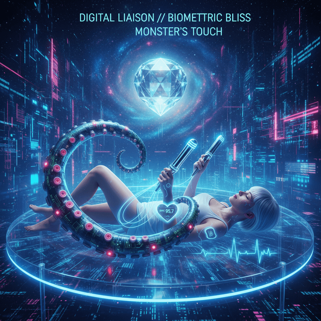 Woman dating sentient octopus AI that controls her vibrator via heart rate