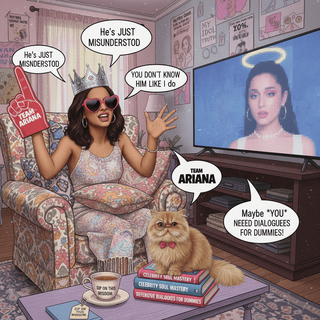 unasked therapy session disguised as celebrity defense