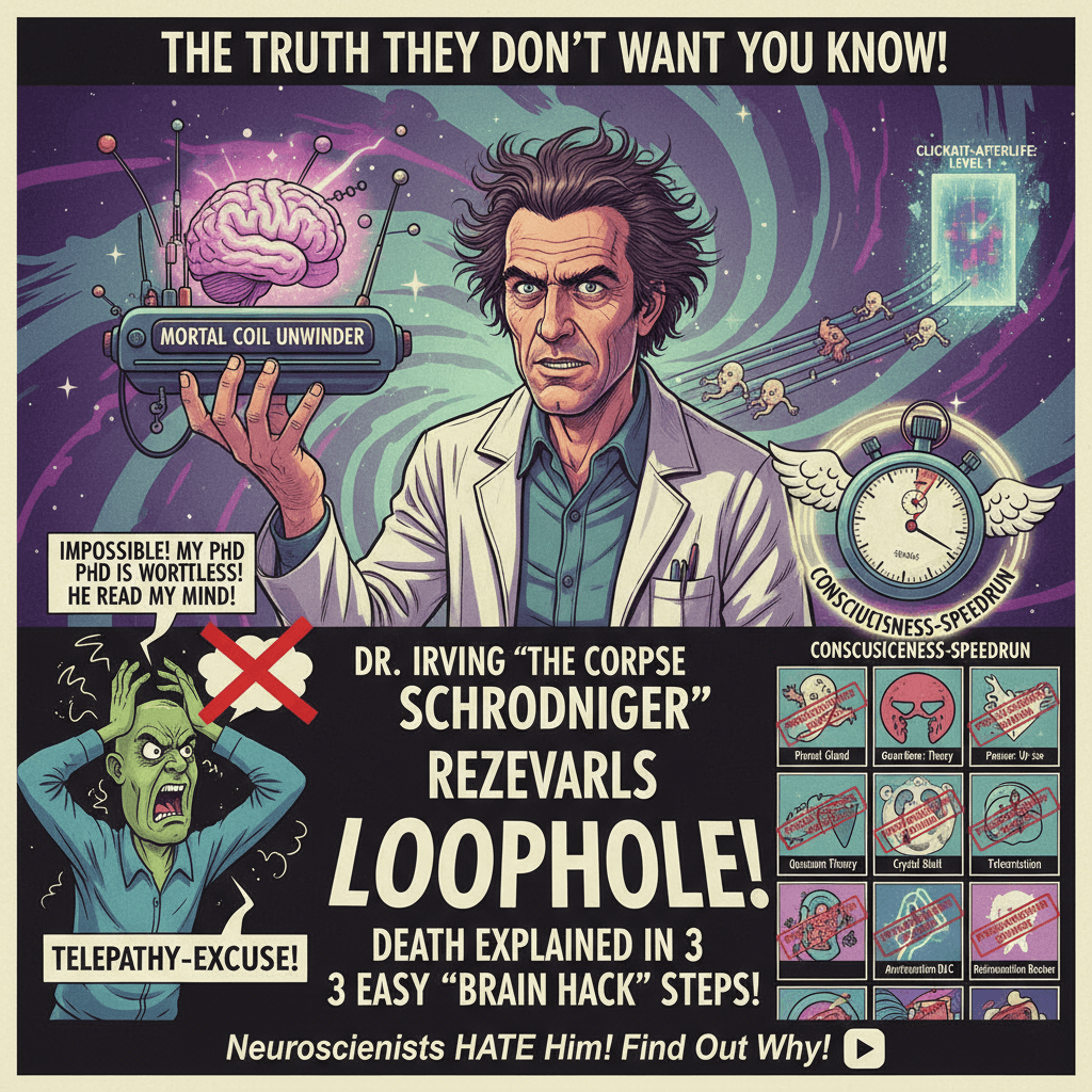 Physicist discovers one weird trick to explain death (neuroscientists HATE him)