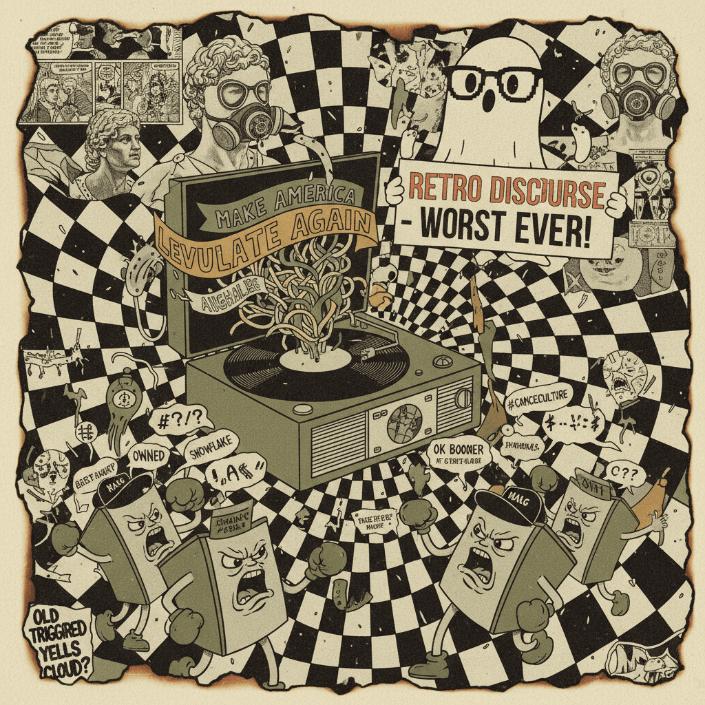 Retro fever dream meets culture war discourse in the worst way