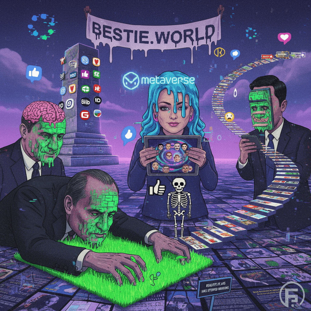 Touch grass while your brain melts into the metaverse, bestie 💀