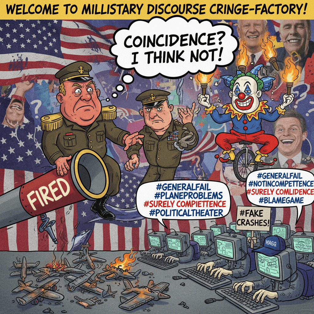 Generals fired, planes crash: surely coincidence, not incompetence theater