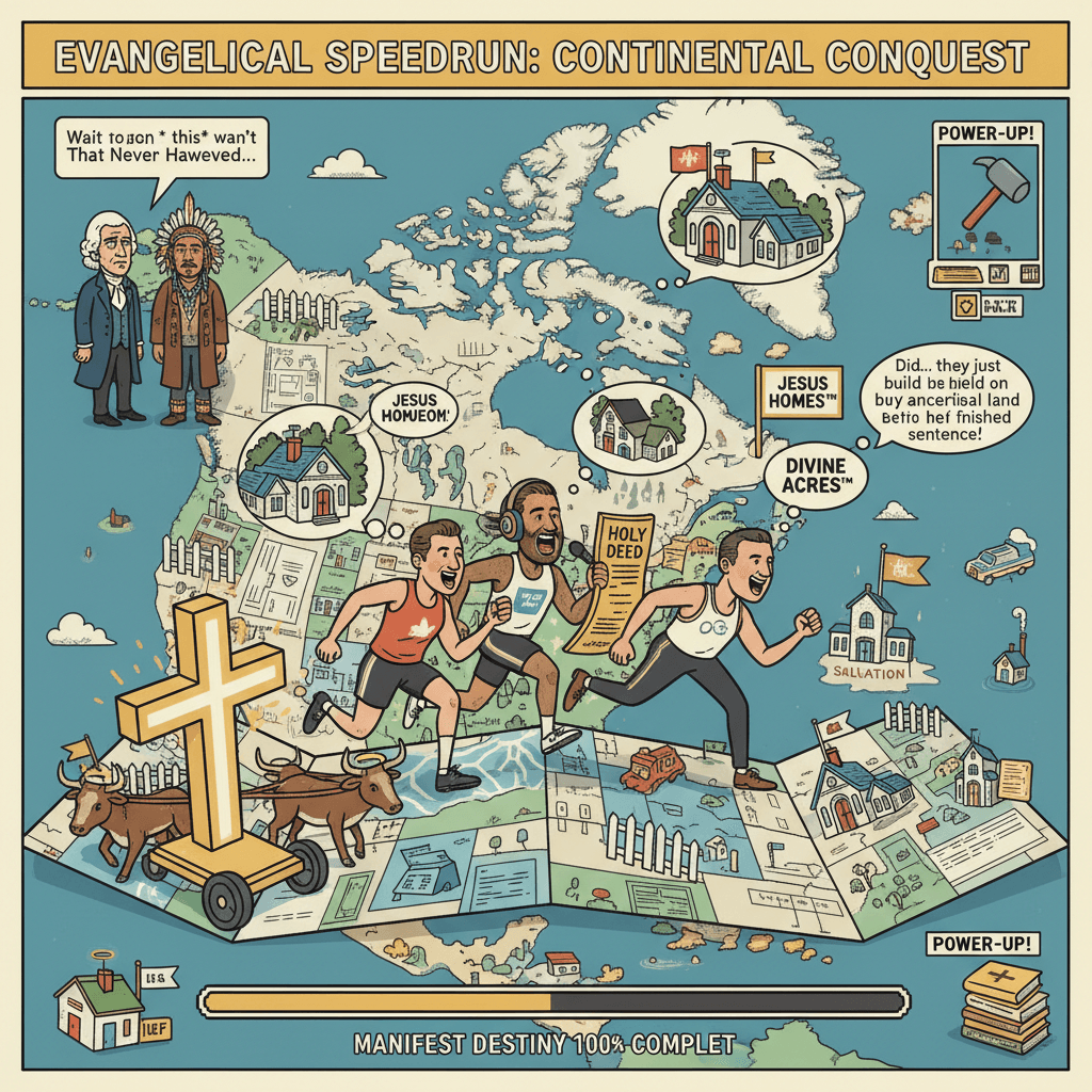 evangelicals want real estate, now with 100% more continental expansion