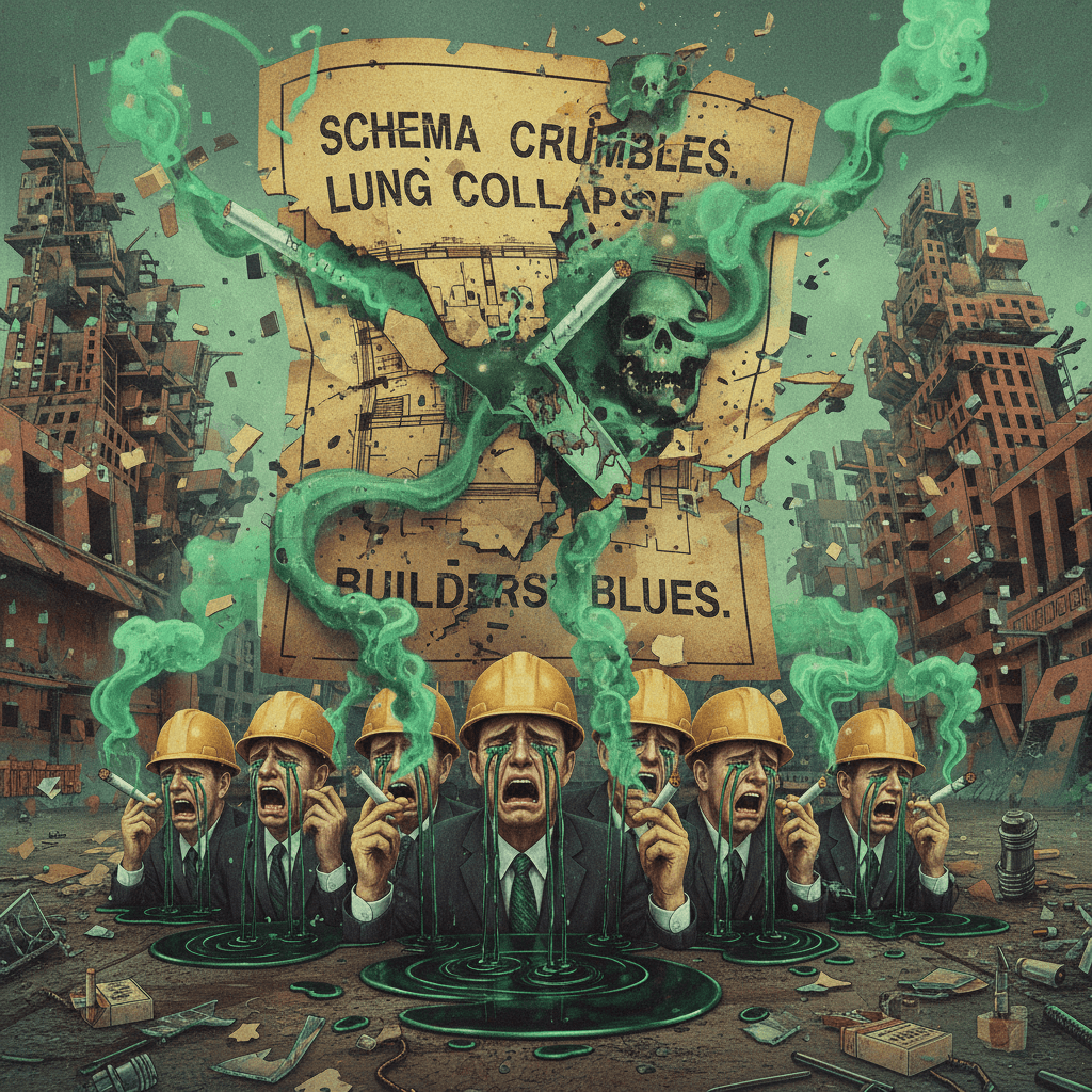 archive corrupted, nicotine demands, architects weeping