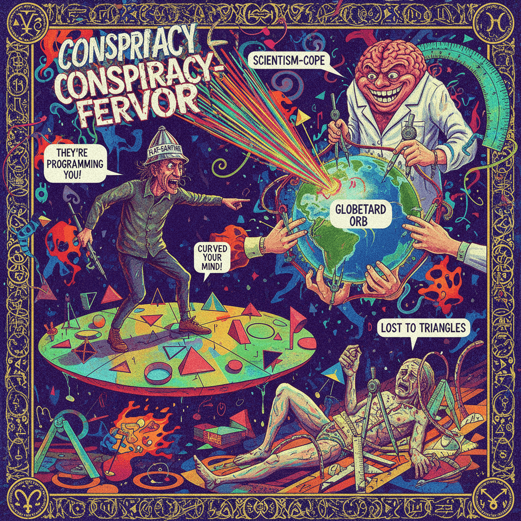 Brainwashing accusations from guy who lost to basic geometry