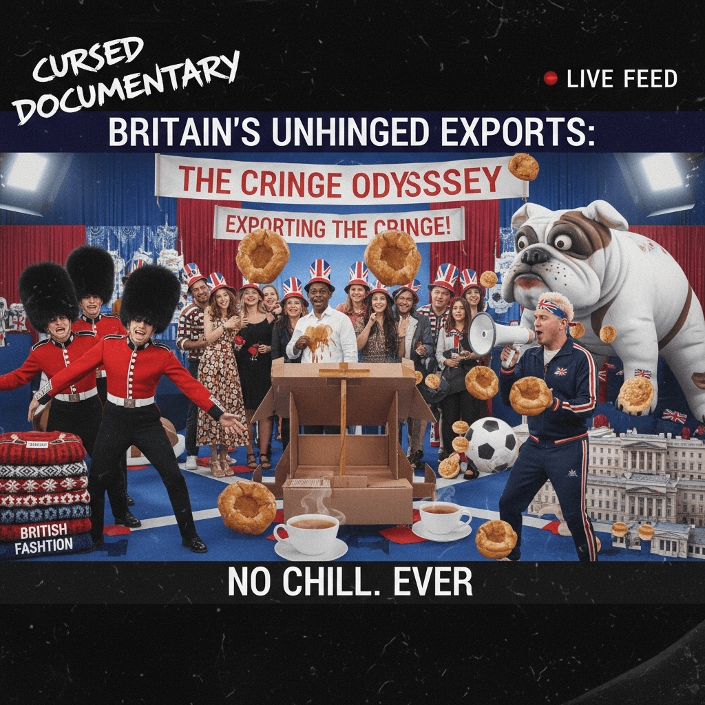 Britain's actual export strategy: maximum awkwardness, zero chill