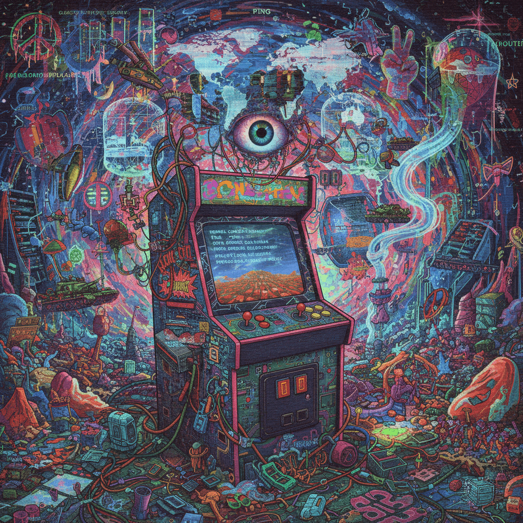 corrupted fever dream about proxy wars and gaming infrastructure