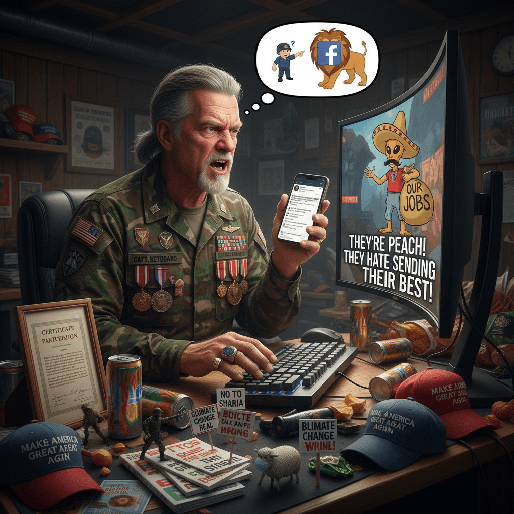 vet-turned-facebook-warrior discovers selective outrage