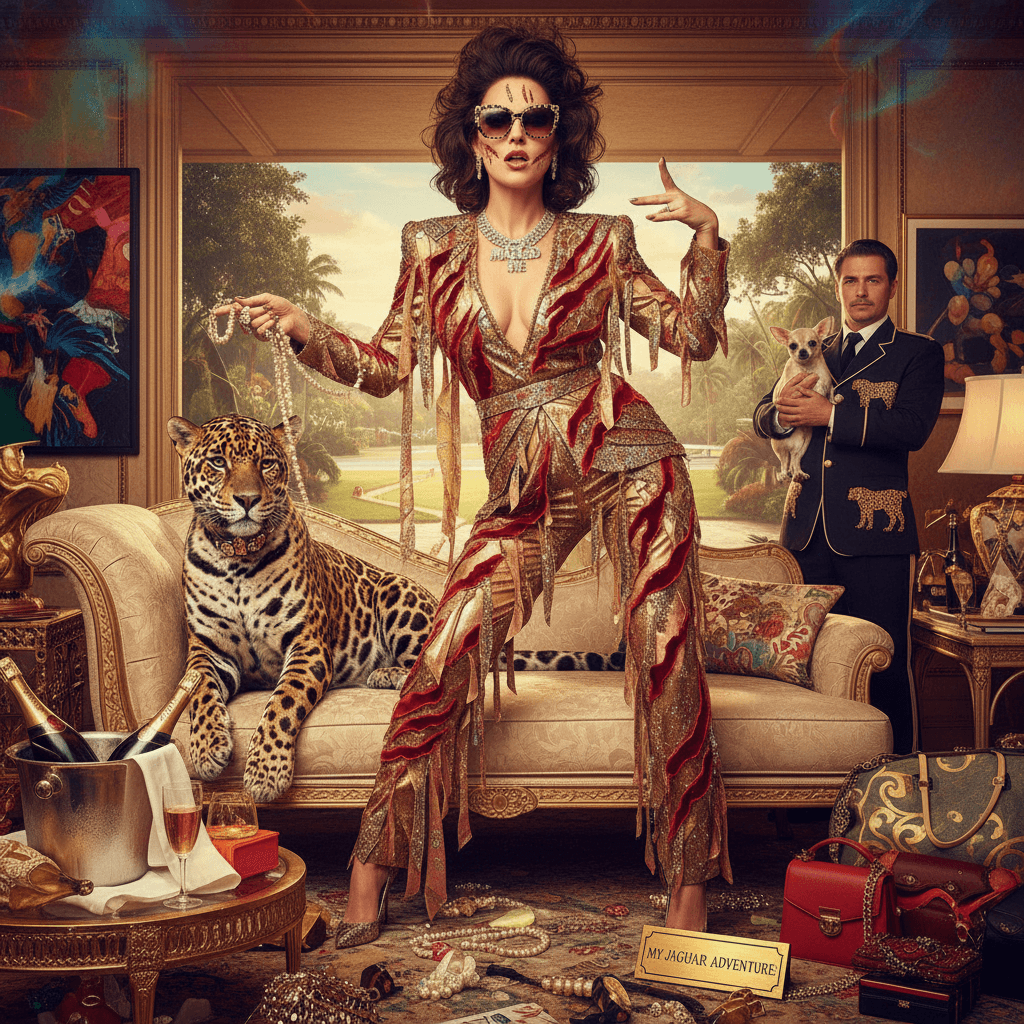 heiress survives jaguar mauling, considers it a personality trait