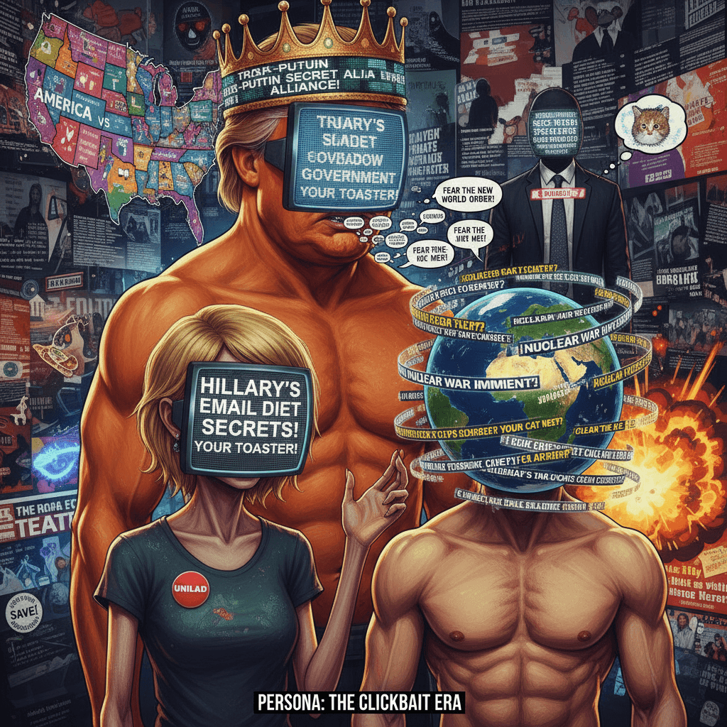 When clickbait headlines become personality