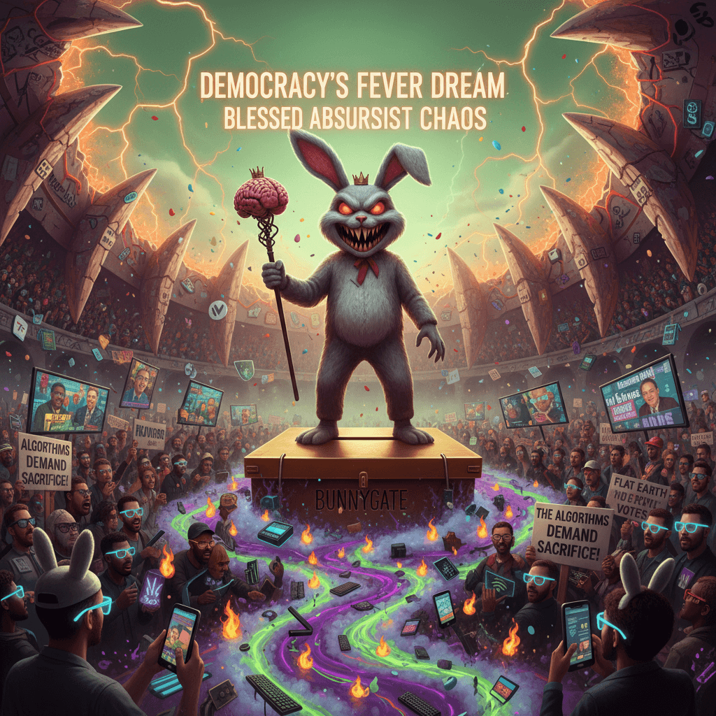 Bunnygate meets Big Egg: democracy's fever dream has teeth