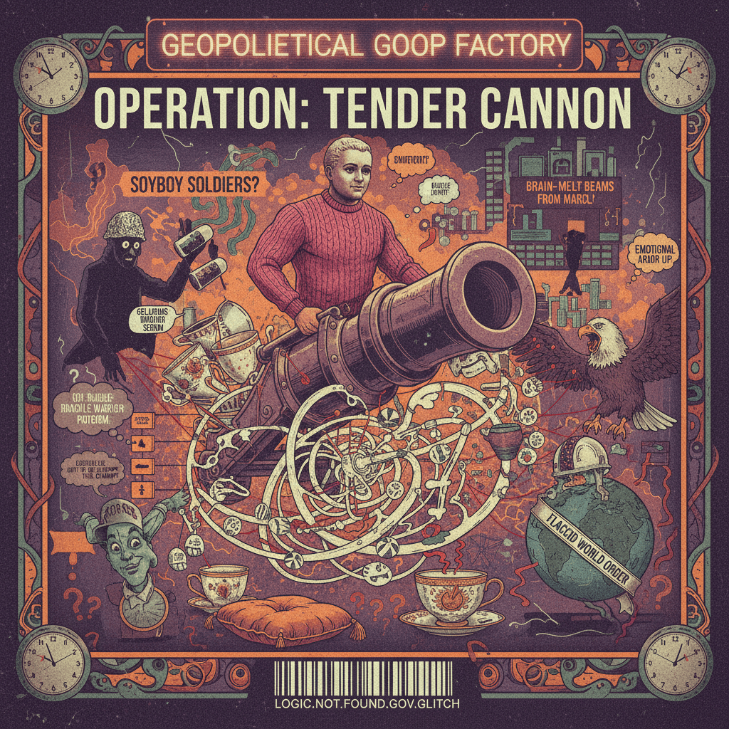 govt simultaneously wants men soft AND cannon fodder, logic not included