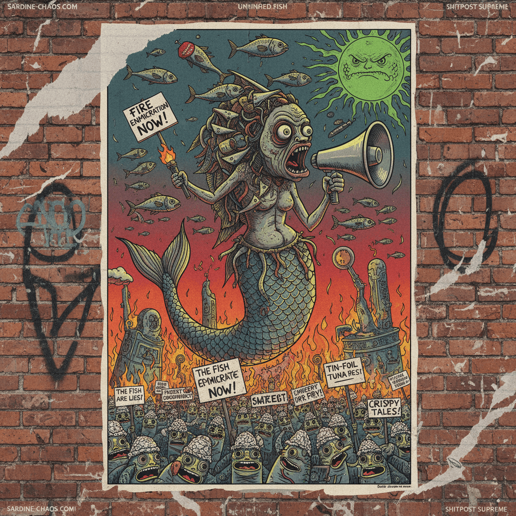 Sardine siren wants you to know about fire enmicration