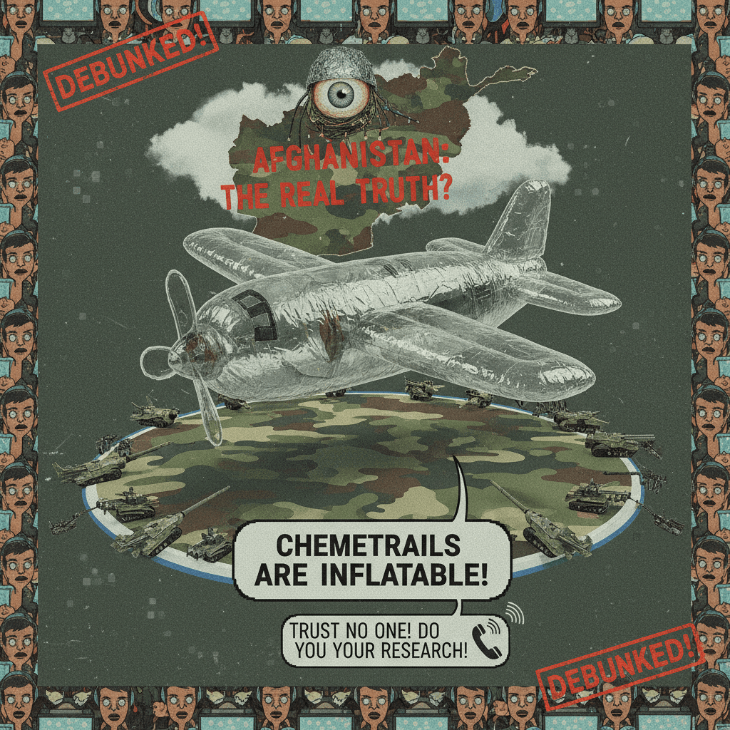 Inflatable airplane theory: peak 'I saw this on Telegram' energy