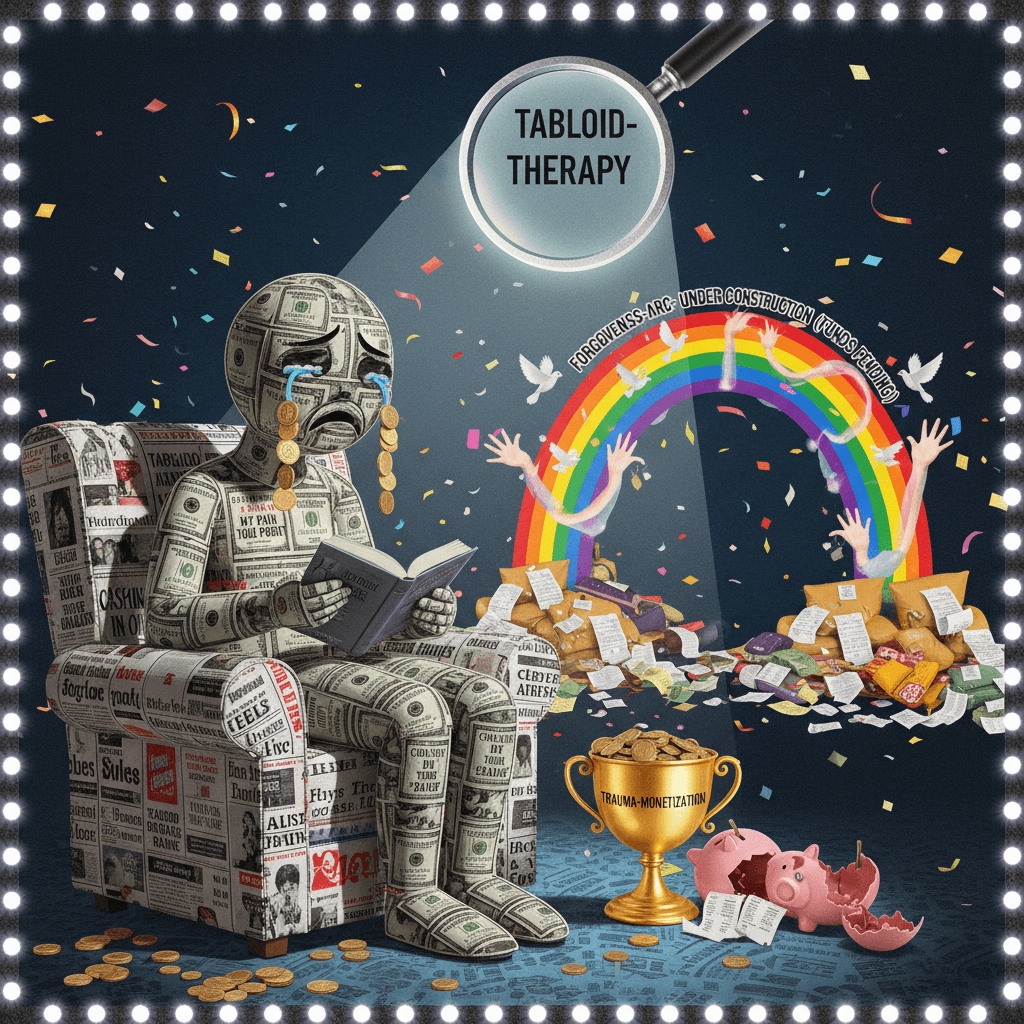 Bestselling abuse memoir guy now has feelings about it, tabloid shocked