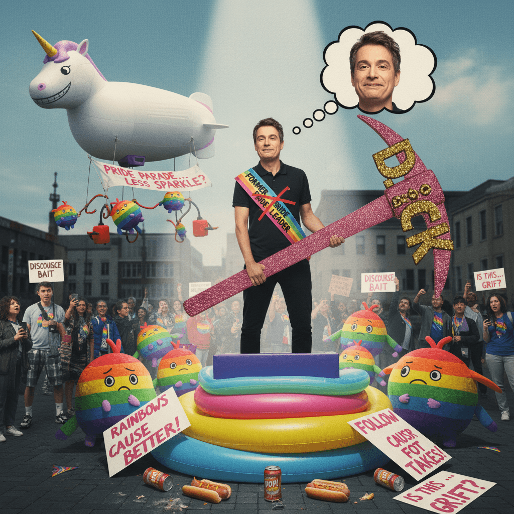Former Pride leader now wants to defund Pride, using acronym DICK