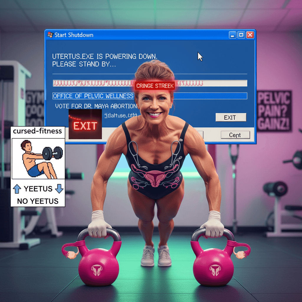 Windows XP shutdown but make it gynecological