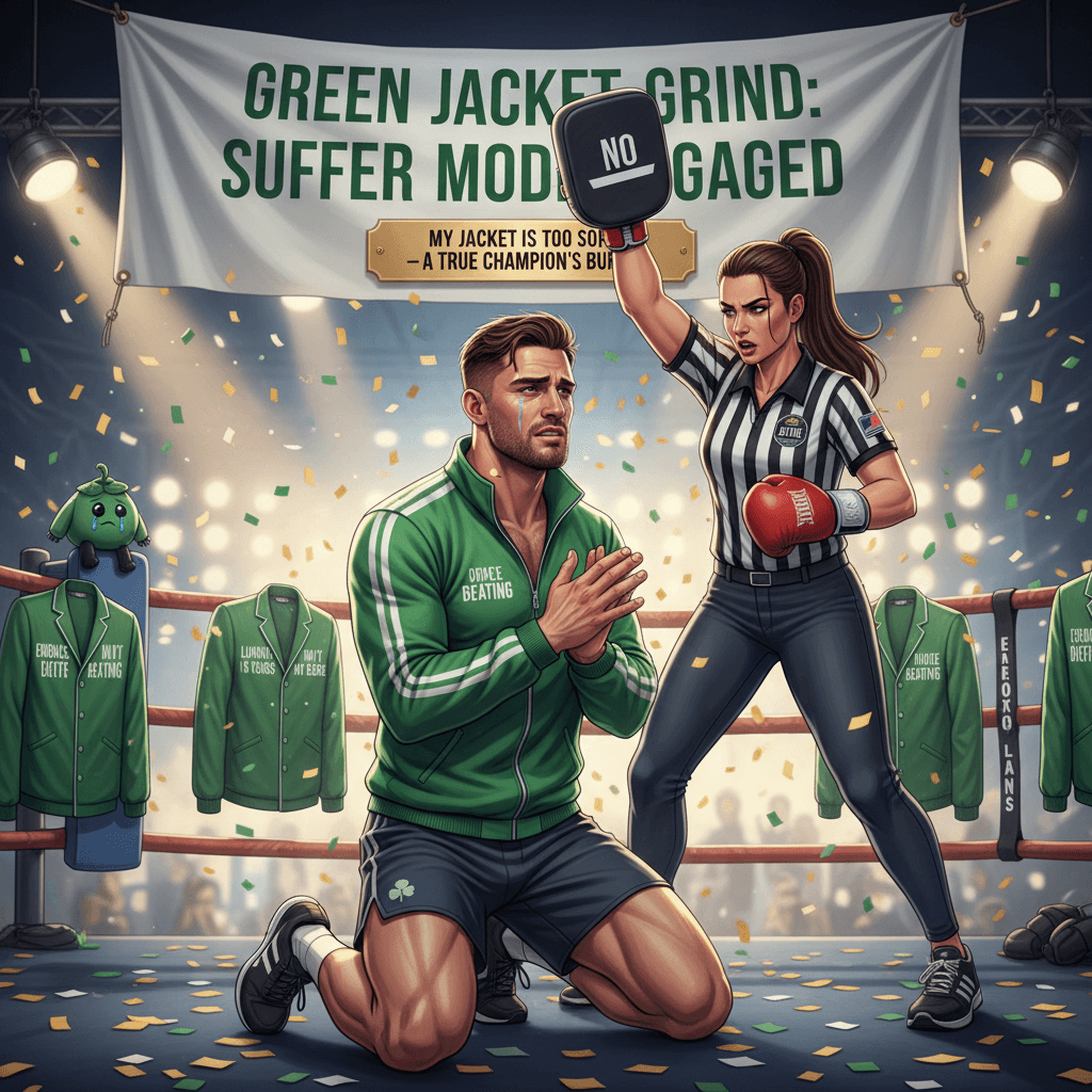 Man cries about jacket, asks wife to beat him if he complains again