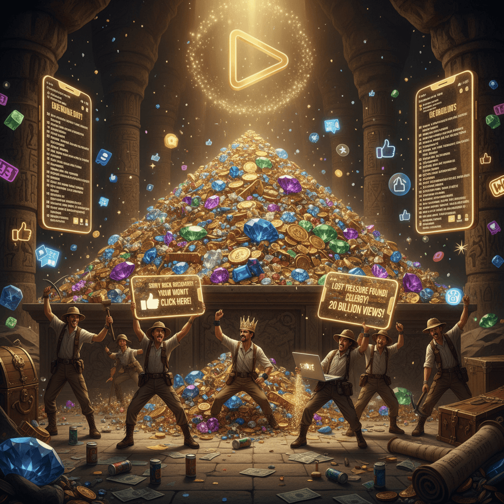 Historians found shiny rocks, media found SEO gold