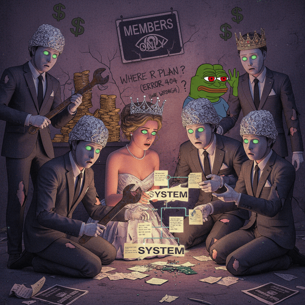 Unhinged elites experiencing sudden amnesia about systemic change