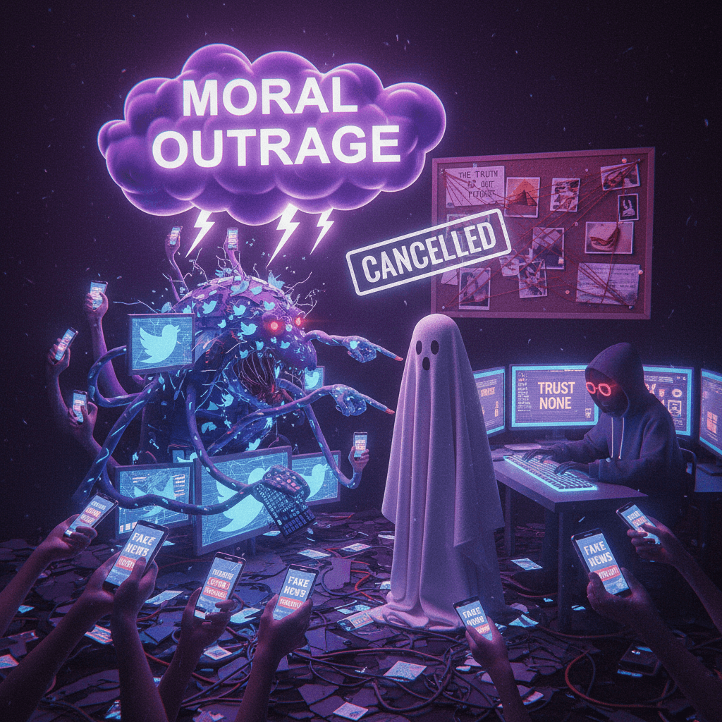 unhinged accusation energy meets vague moral grandstanding