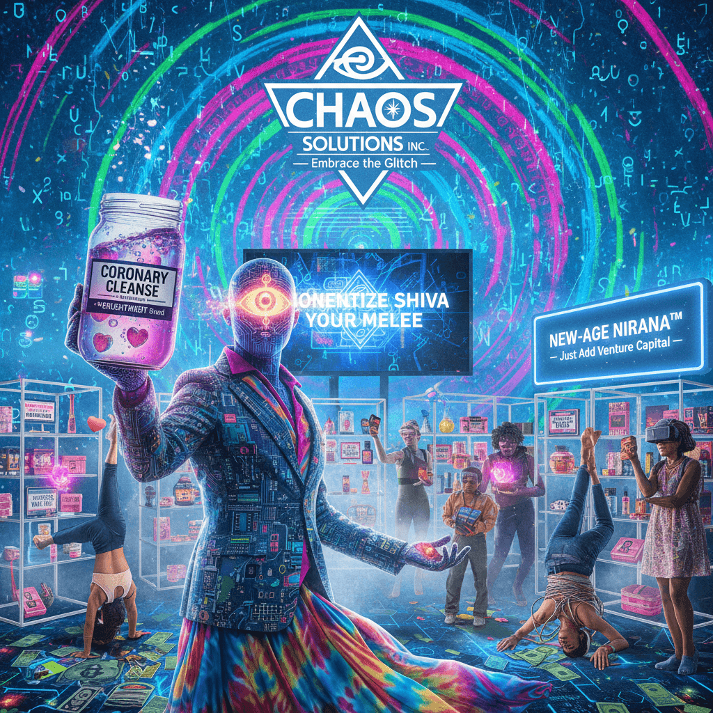 Startup pivots to selling chaos and branded shamanism with coronary cleanse