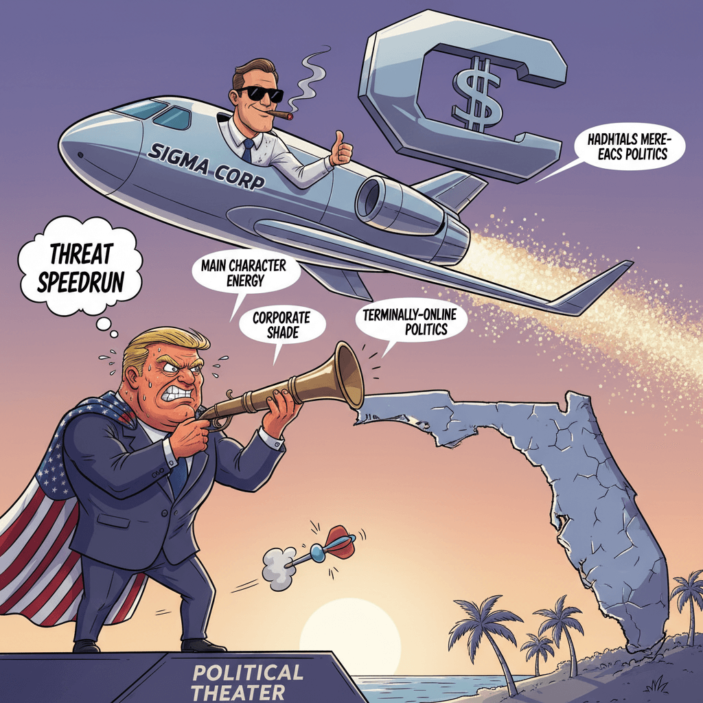 Governor threatens company, company just moves to Florida like a sigma