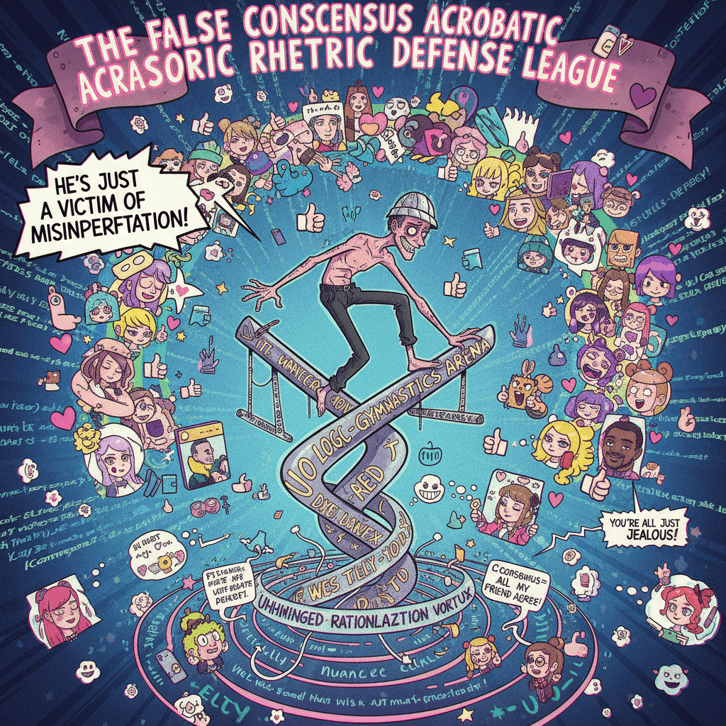 defending creepiness via semantics and false consensus